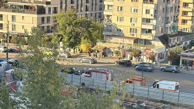 Пожарна и Спешна помощ пристигнаха на строеж на бул. "Драган Цанков"