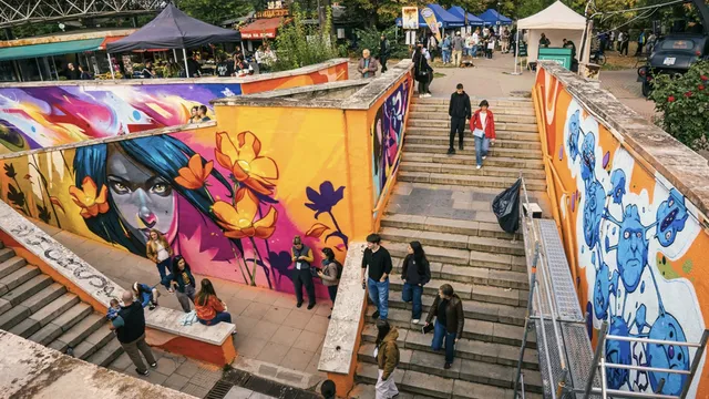 Десетки артисти преобразиха подлез в София само за два дни