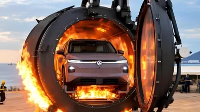 Volkswagen "изпече" електрически SUV на 160 градуса - колата потегли сама след теста