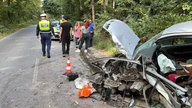 Двама души пострадаха при катастрофа между кола и микробус в Русенско