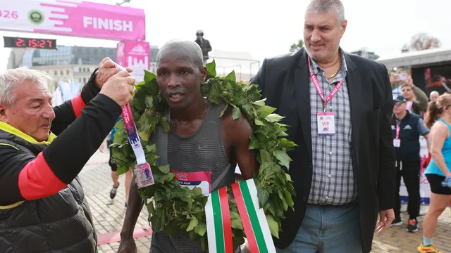 Кенийски хеттрик на почетната стълбичка на Софийския маратон