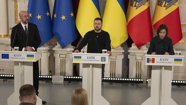 ЕС разширява преговорите за членство с Украйна и Молдова