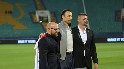 ЦСКА и Монако почетоха Димитър Бербатов преди сблъсъка в София