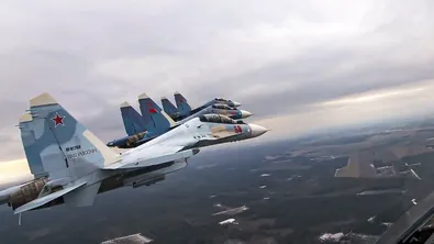 Руски изтребител се разби по време на учебен полет