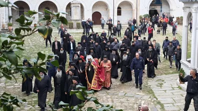 Патриарх Даниил стигна до българския манастир "Свв. Георги Зограф“ на Атон