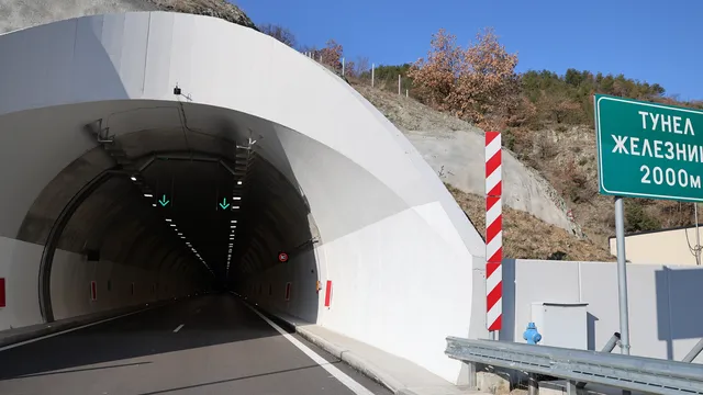 Затварят тунел „Железница“ на магистрала „Струма“ в двете посоки