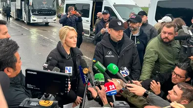Евакуирани жители на Олешки пристигнаха в Украйна