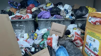 Столичният квартал "Надежда" също потъна в боклук (СНИМКИ)