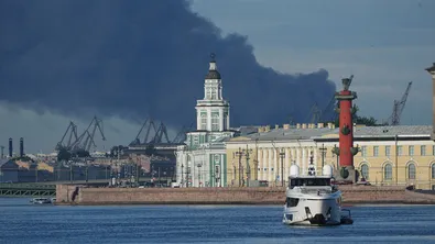 "Лютий" - украинският дрон, който посети "руския Давос" неканен